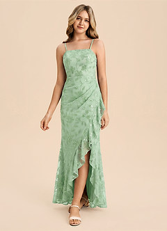 front Azazie Emily Junior Formal Dress