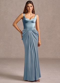 Pristina Powder Blue Maxi Dress image2