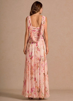 Xavira Abstract Bouquet Floral Maxi Dress image3
