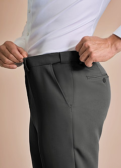 front William Charbon Pantalon habillé
