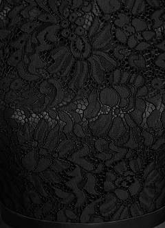 Azazie Albany 신부의 어머니 드레스 A라인 주름진 레이스 플로어 길이 드레스 image7