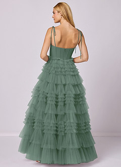 Barbie ♥ Azazie Final Sale Eucalyptus A-Line Sweetheart Neckline Tulle Dress image5