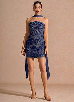 Annelia Dark Navy Mini Dress image3