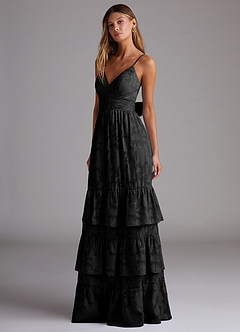 Nathalia Black Maxi Dress image3