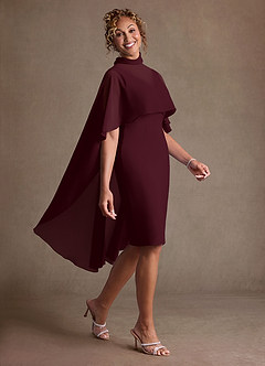 Azazie Irna Abiti per la Madre della Sposa Abito Colonna in Chiffon Cabernet image5