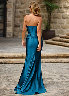 Moondust Niebieski Suknia balowa z gorsetem image2