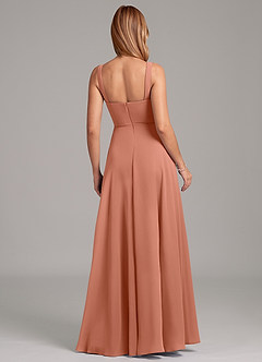 Azazie Shaude Bridesmaid Dresses MAI TAI A-Line Pleated Chiffon Dress image2