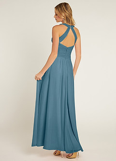 Azazie Claudia Final Sale Bermuda A-Line Sweetheart Neckline Chiffon Dress image4