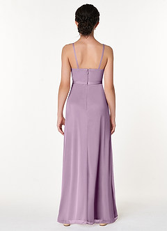Azazie Luxy Junior Wisteria Pleated Mesh Dress image2
