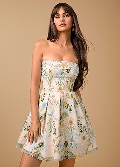 Vestido Rubor Rosa Múltiple Mini Evangeline image1