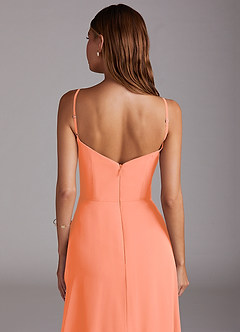 Azazie Marley Bridesmaid Dresses Sunset A-Line Off the Shoulder Chiffon Convertible Dress image10