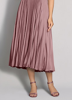 front Matching Color Matte Satin Block Heel Sandals & Envelope Clutch Set