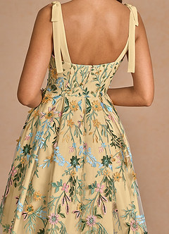 Midi jurk Aurelie Citroen Multi image6