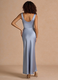 Maxi jurk Elise Poederblauw image2