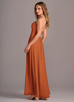 Azazie Mei Brautjungfernkleider A-Linie Chiffon Kleid Kanel image5