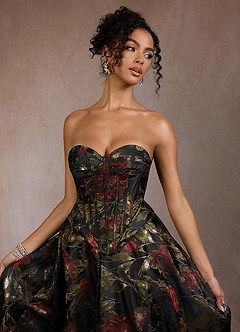 Elora Maxi Klänning Midnattsros image6