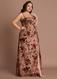 Aurra Mauve Multi Maxi Dress image14