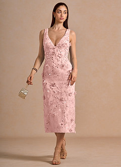 Norisse Pink Midi Dress image4