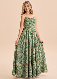 front Azazie Bear Junior Formal Dress
