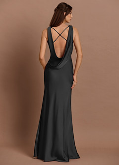 Maxi jurk Cheryl Zwart image2