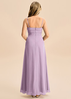 Azazie Jordyn Junior Wisteria A-Line Sweetheart Neckline Chiffon Dress image2