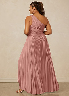 Christian Siriano Bridal for Azazie 1008 Bridesmaid Dresses Rosette A-Line One Shoulder Stretch Satin Dress image14