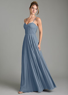 Azazie Teagan Bridesmaid Dresses Twilight A-Line Sweetheart Neckline Chiffon Dress image1