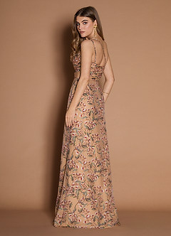 Dahlia Sand Multi Maxi Dress image4