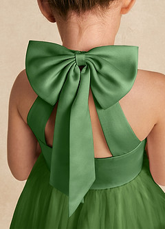 Azazie Bev Flower Girl Dresses Basil A-Line Convertible Tulle Dress image5