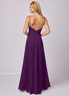 Barbie ♥ Azazie Bridesmaid Dresses Grape A-Line Chiffon Dress image2