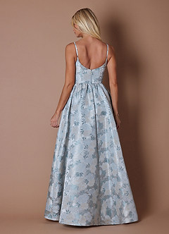 Maddie Icy Blue Maxi Dress image2