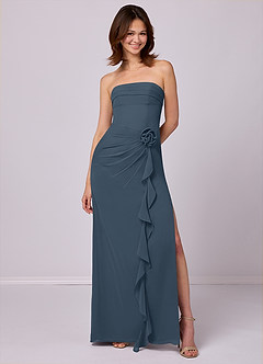 Barbie ♥ Azazie Bridesmaid Dresses Neptune Sheath Strapless Chiffon Convertible Dress image1