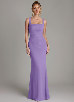 Azazie Agustina Bridesmaid Dresses Tahiti Mermaid Corset Chiffon Dress image5