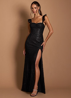 vestido Maxi Preto Mara image1