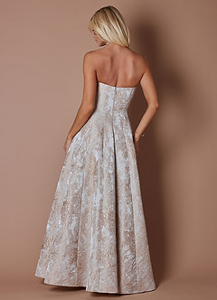 Lory Gold Taupe Gown image2