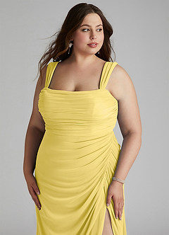 Azazie Jesaphine Suknie dla druhen Osłona Ukłon Siatka Do ziemi Sukienka image11