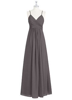 Azazie Haleigh Bridesmaid Dresses A-Line Pleated Chiffon Floor-Length Dress image7