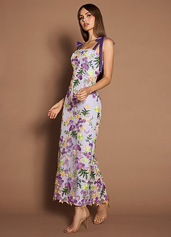 Sheryl Lilac Multi Maxi Dress image4