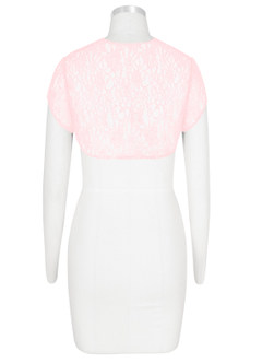 front Azazie Lucinda Lace Wrap