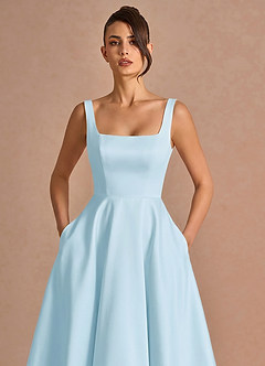 Brynn Sky Blue Midi Dress image6