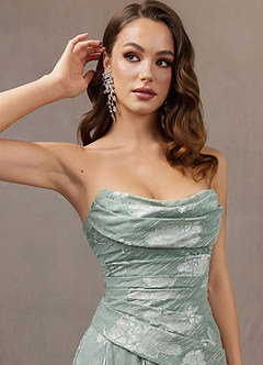 Dominica Frosted Sage Maxi Dress image18