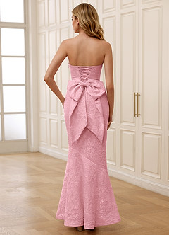 Jiral Rose Robe de bal sirène en jacquard image2