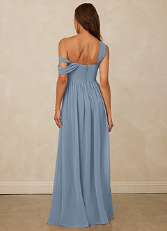 Christian Siriano Bridal for Azazie 1014 Bridesmaid Dresses Draped One-Shoulder Chiffon A-line Dress image3