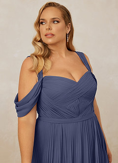 Christian Siriano Bridal for Azazie 1013 Bridesmaid Dresses Stormy A-Line Off the Shoulder Chiffon Dress image14