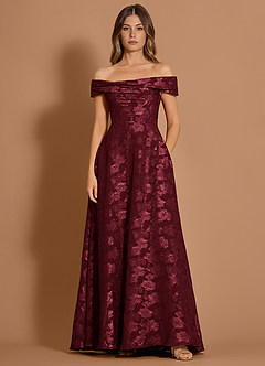 Miranda Wine Maxi Dress image3