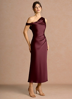 Maxi jurk Grevina Wijn image4