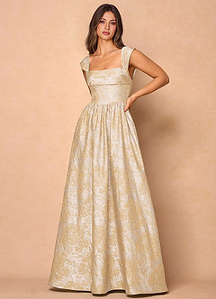 Runa Vintage Champagne Maxi Dress image3