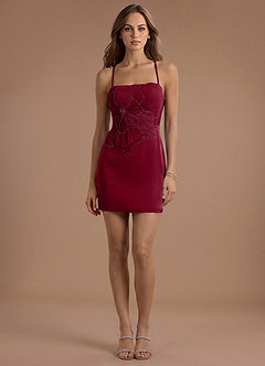 Eri Merlot Mini Dress image1