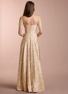 Ania Blush Garden Print Gown image2