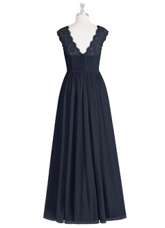 Azazie Arden Final Sale Tahiti A-Line with Pockets Chiffon Dress image6